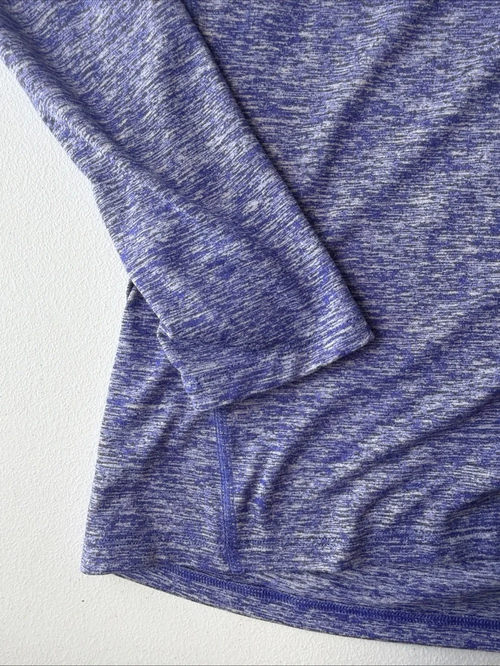 Nike Women's Heathered Purple Quarter-Zip Pullover